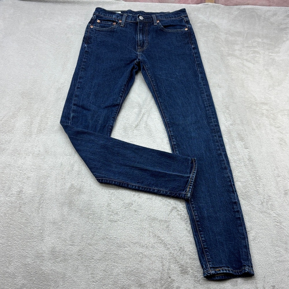 Levi's 510 Premium Jeans Mens 30x32 Dark Blue Indigo Skinny Stretch Preppy Denim